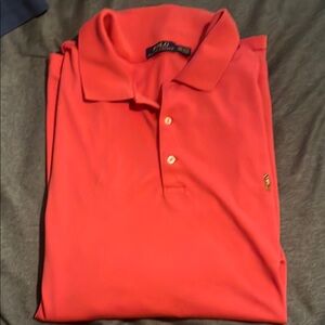 Polo by Ralph Lauren Men's Coral Polo Shirt